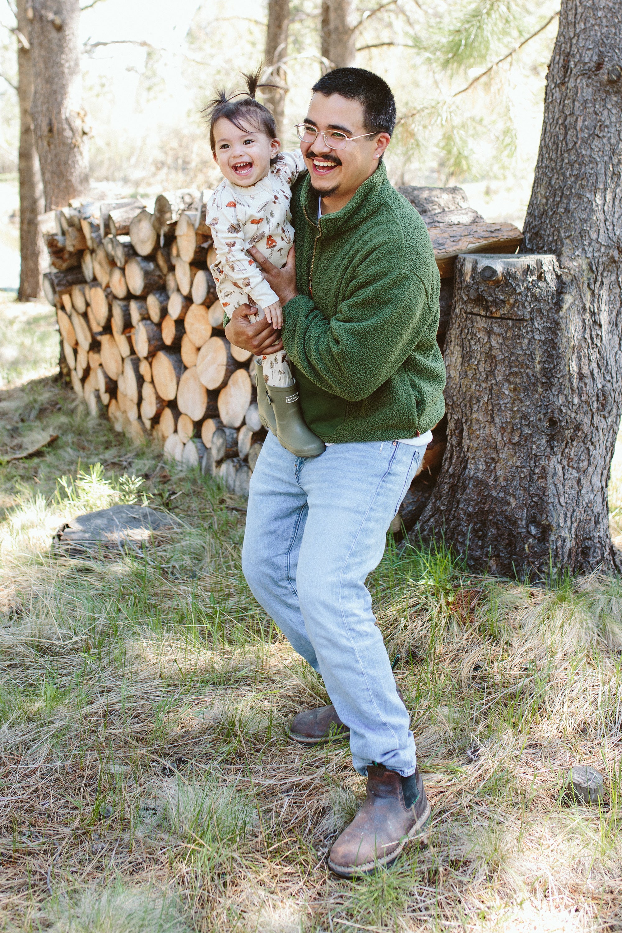 Goumi Kids SPRUCE Adult Sherpa Zip Pullover – packaging