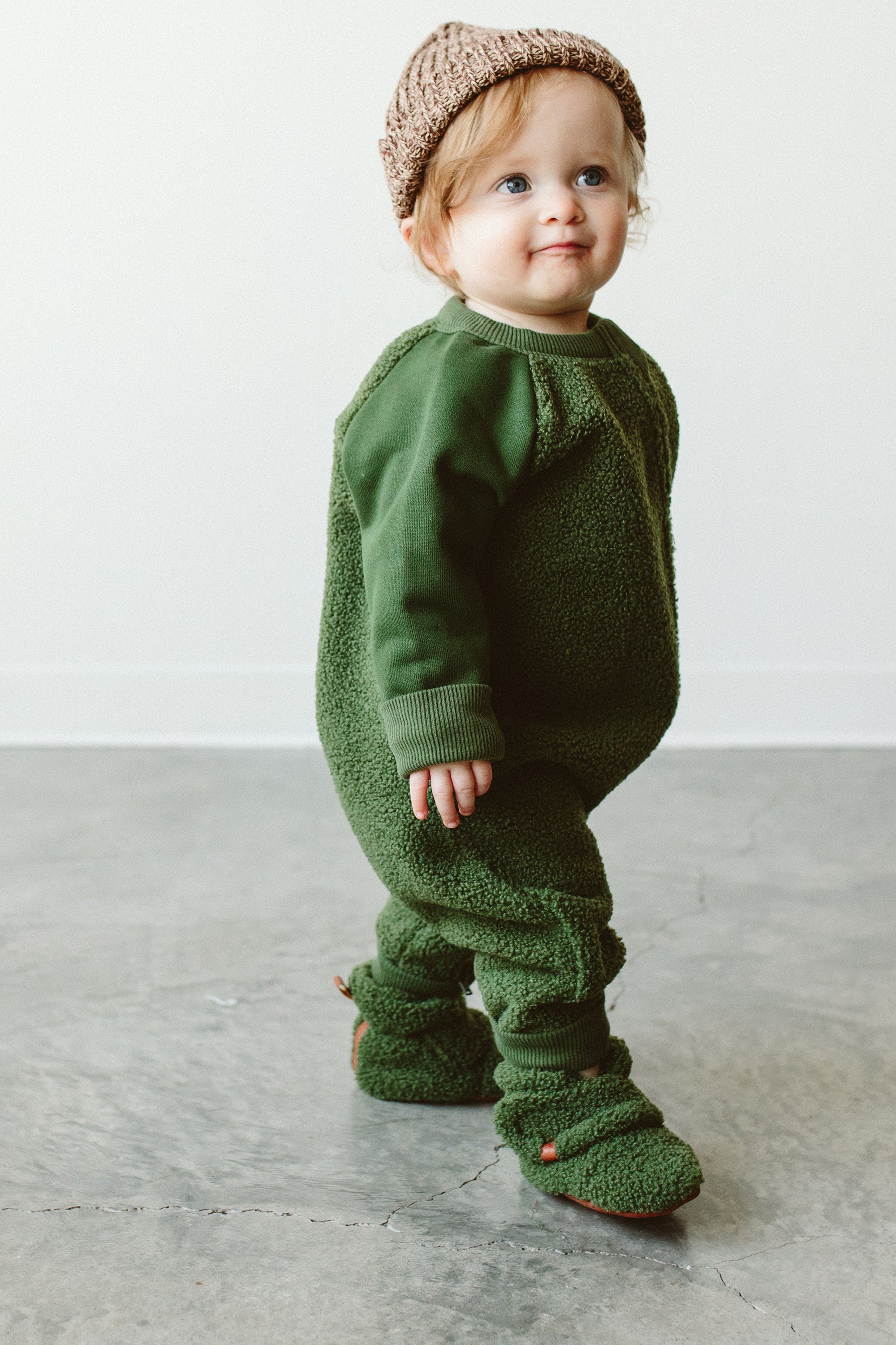 Goumi Kids SPRUCE Grow With You Sherpa One Piece