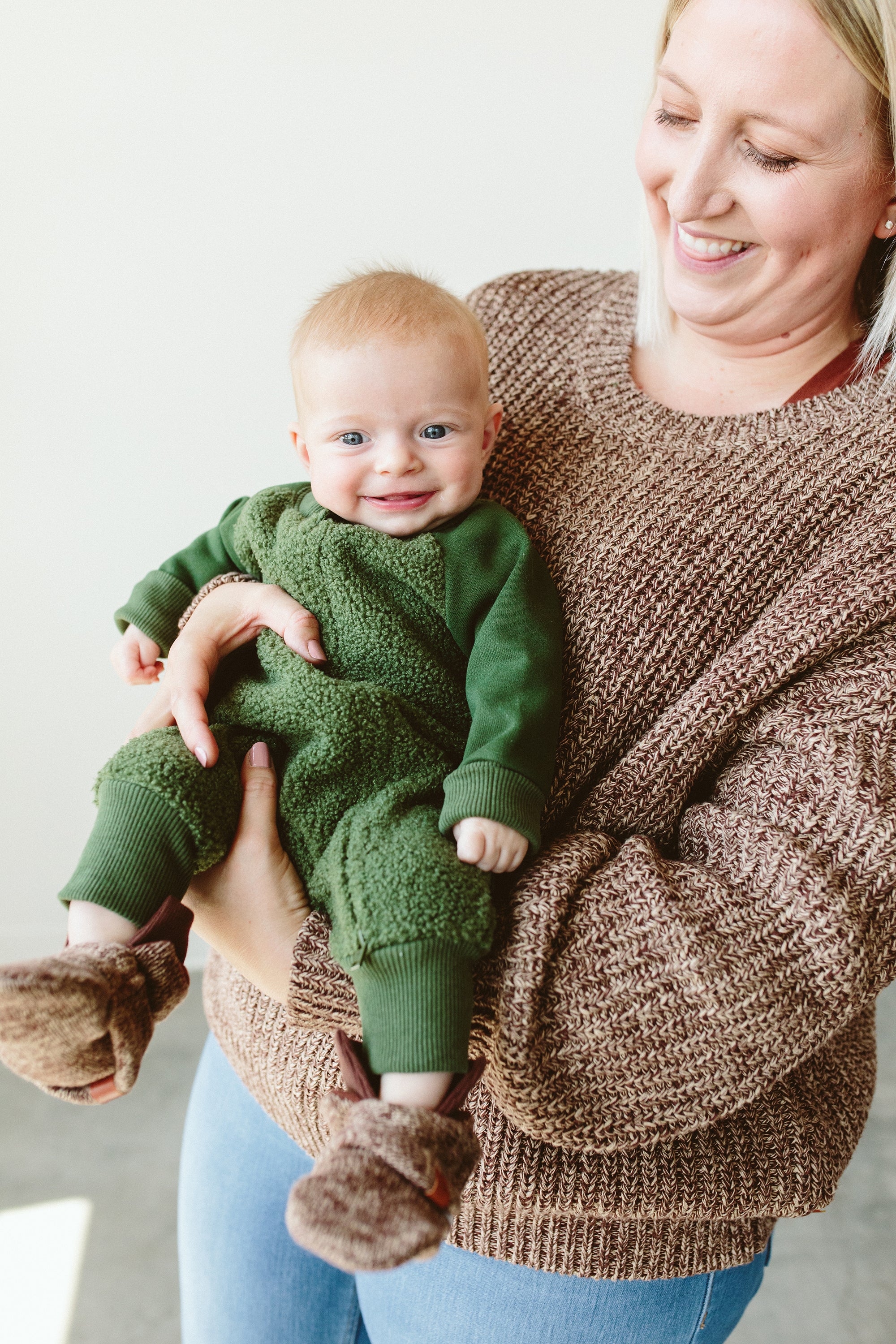 Goumi Kids SPRUCE Grow With You Sherpa One Piece – detail view