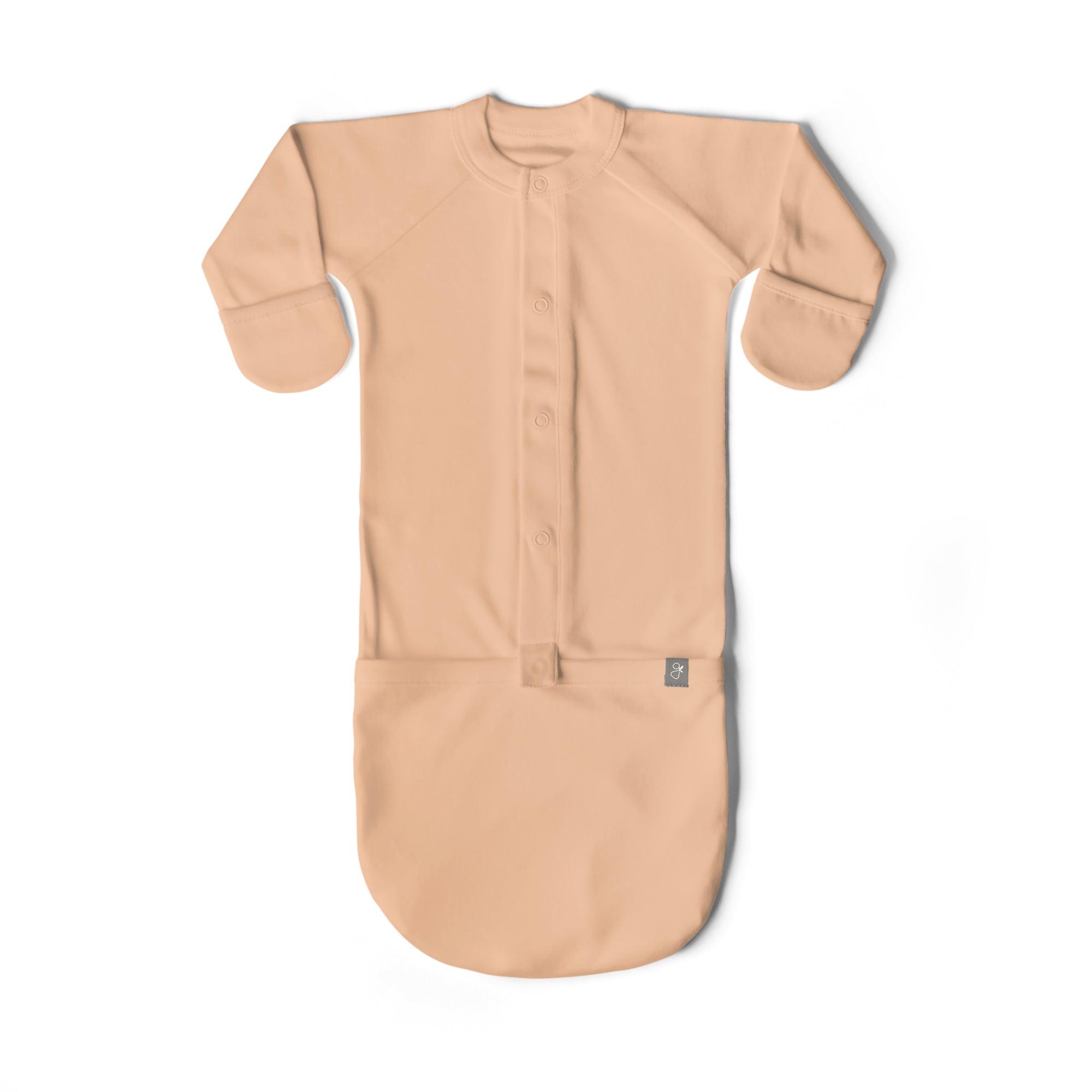 Goumi Kids POPPY Convertible Sleeper Baby Gown – patented, bamboo viscose organic cotton blend