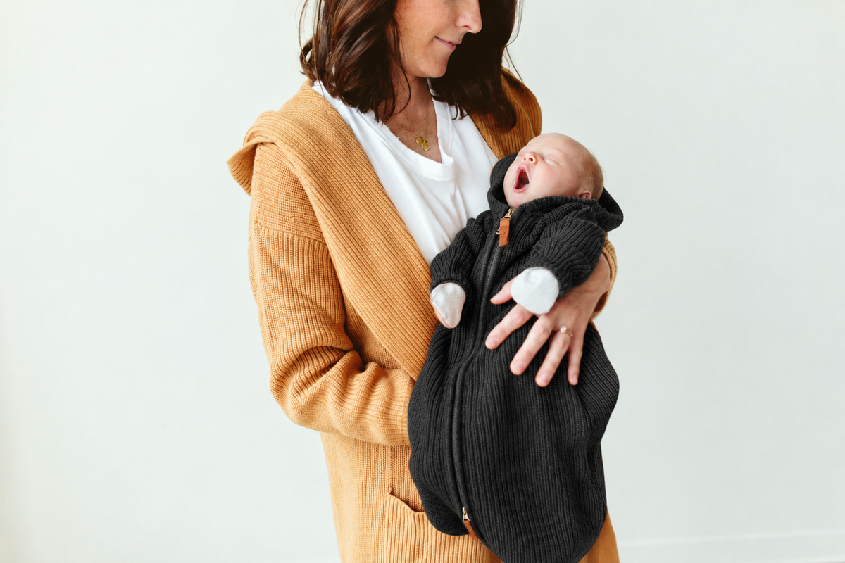 KNIT WEARABLE BLANKET | SHADOW