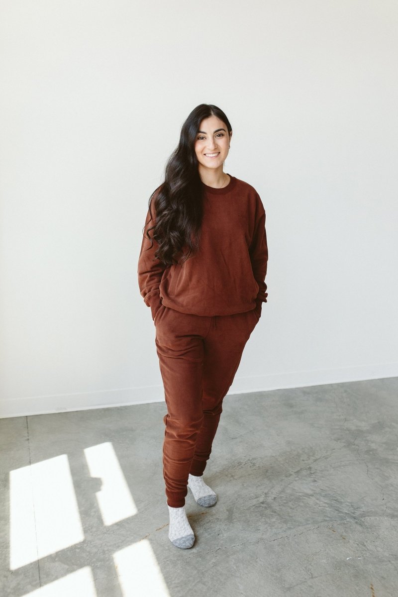 ADULT SWEATSUIT PANT | REDWOOD - goumikids