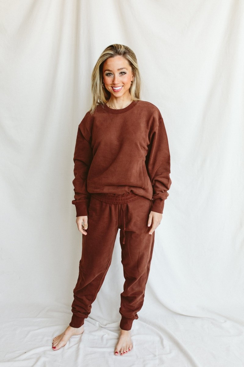 ADULT SWEATSUIT PANT | REDWOOD - goumikids