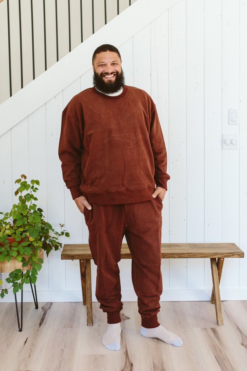 ADULT SWEATSUIT PANT | REDWOOD - goumikids