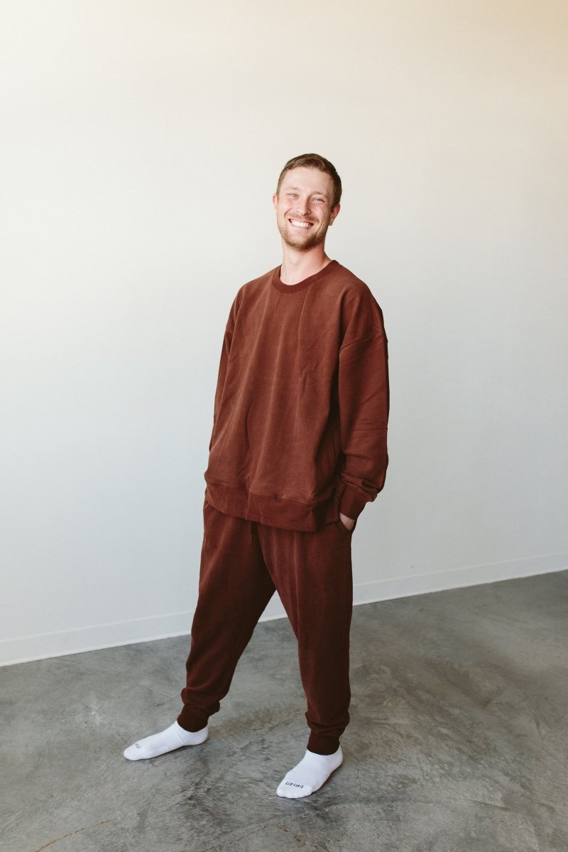 ADULT SWEATSUIT PANT | REDWOOD - goumikids