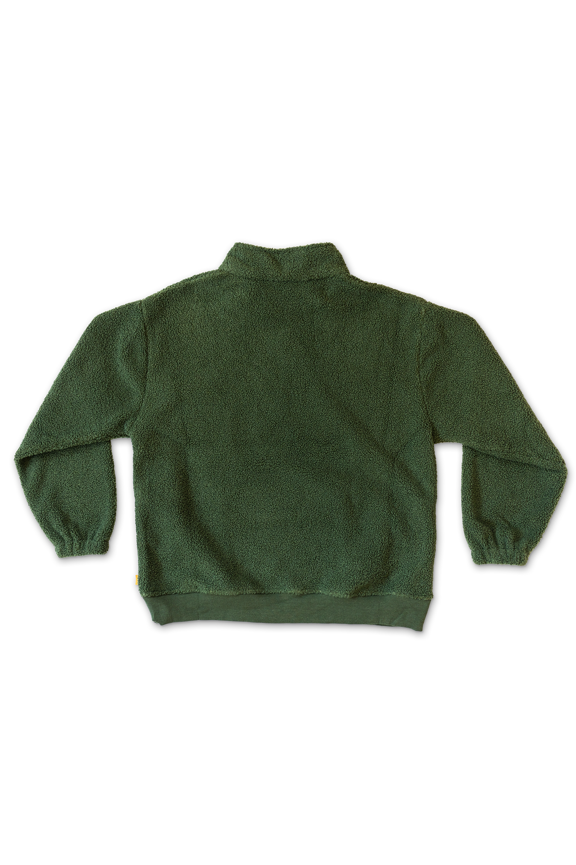 Goumi Kids SPRUCE Adult Sherpa Zip Pullover – detail view