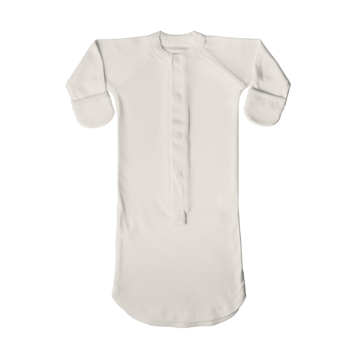 Goumi Kids CLOUD Convertible Sleeper Baby Gown – patented, bamboo viscose organic cotton blend – detail view
