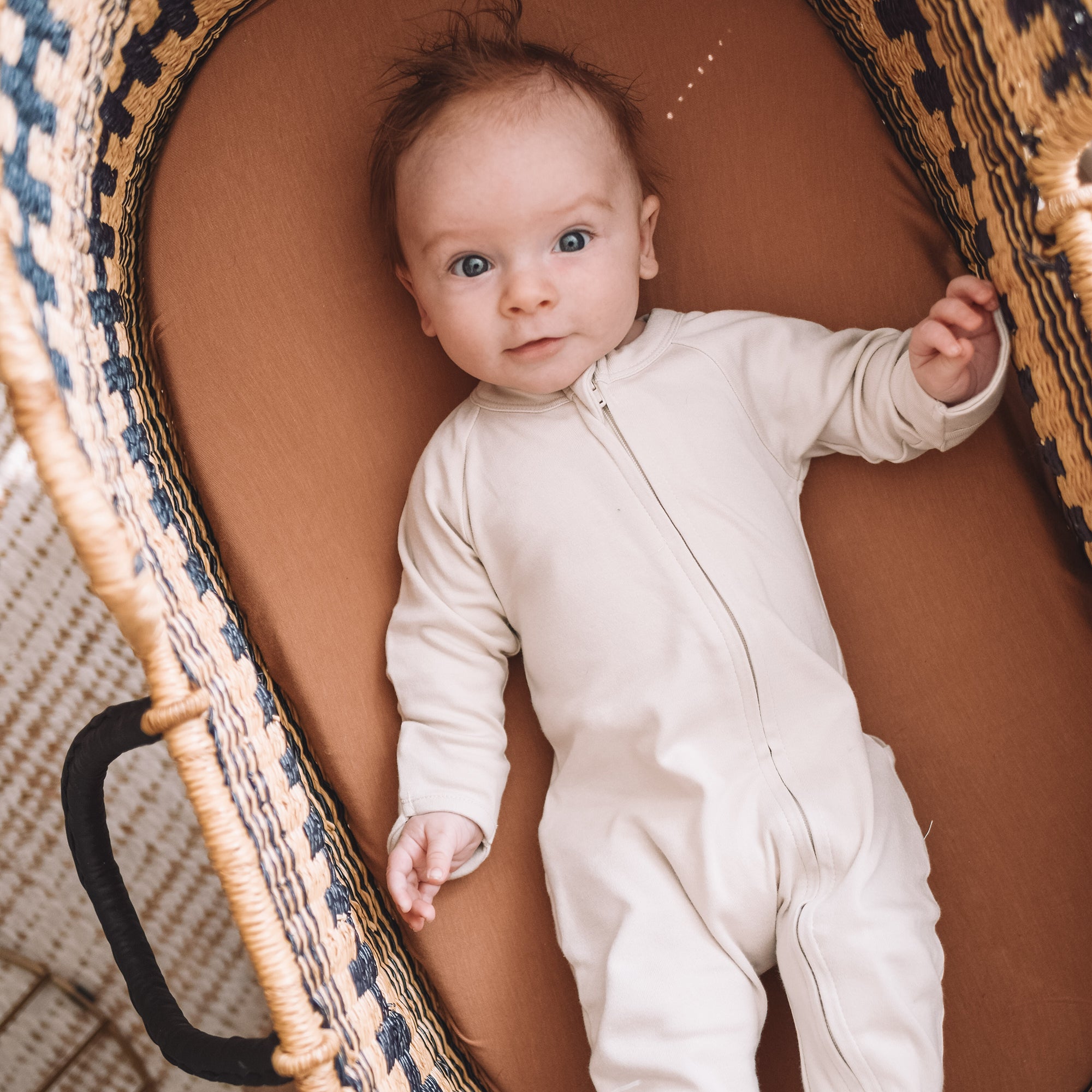 Goumi Kids BIRCH Grow With You Baby Footie – bamboo viscose organic cotton blend, 0–6M – lifestyle