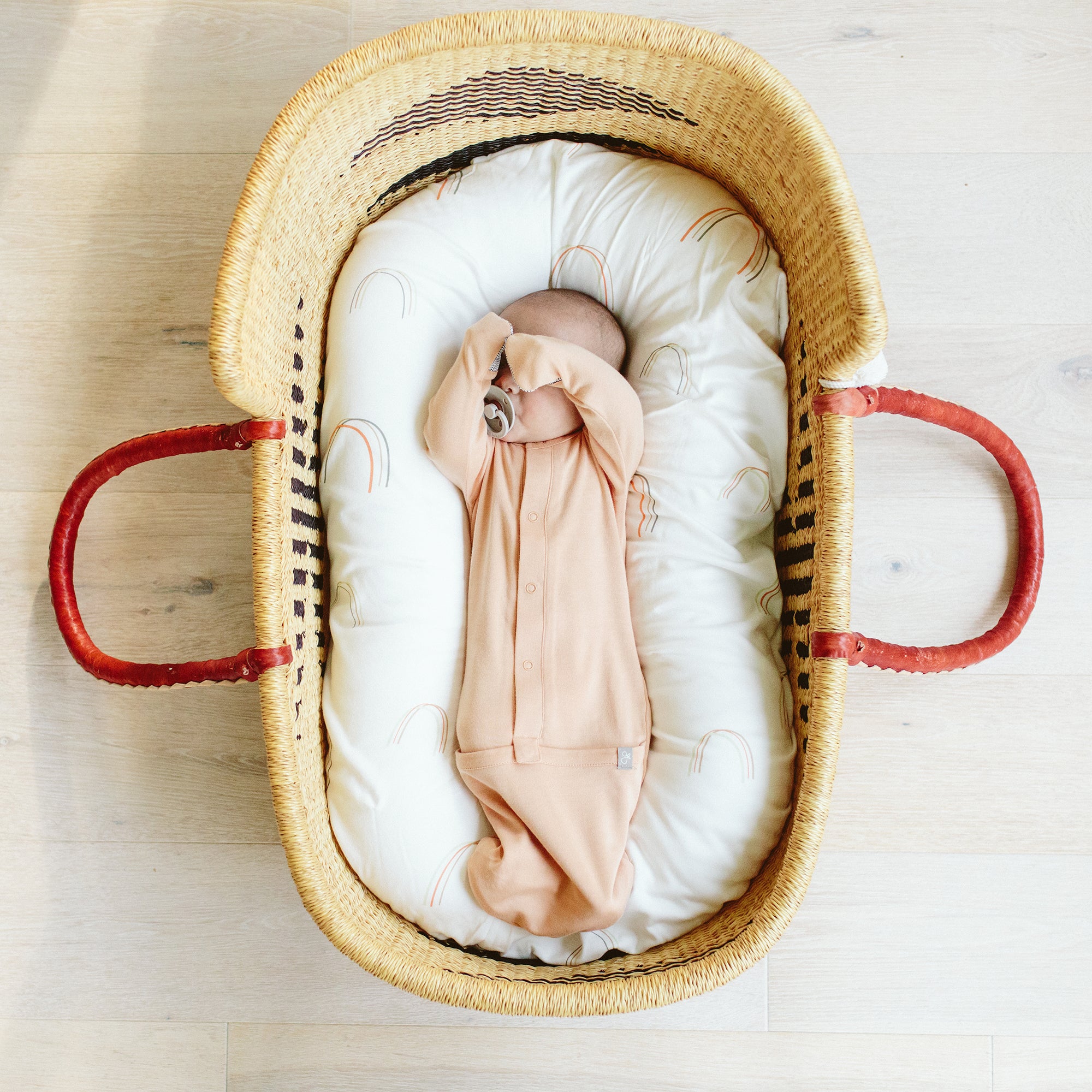 Goumi Kids POPPY Convertible Sleeper Baby Gown – patented, bamboo viscose organic cotton blend – lifestyle