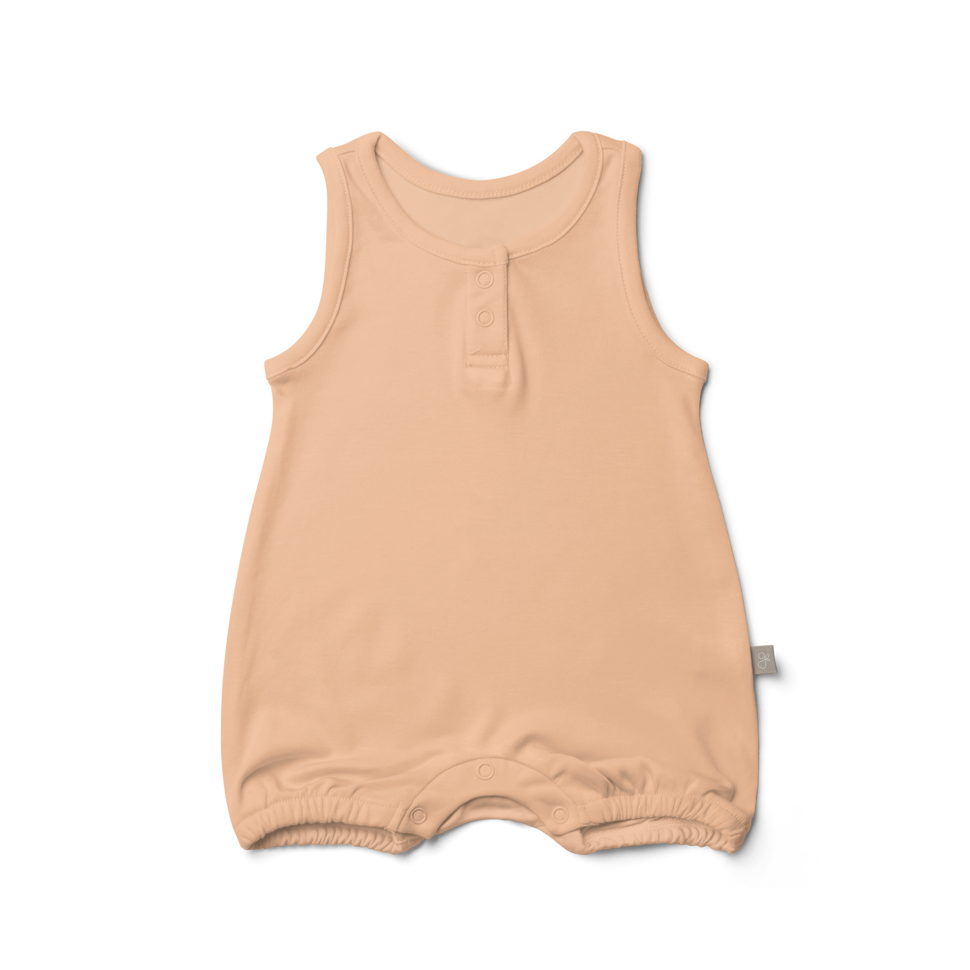 Goumi Kids POPPY Quick Change Baby Romper – bamboo organic cotton snap romper