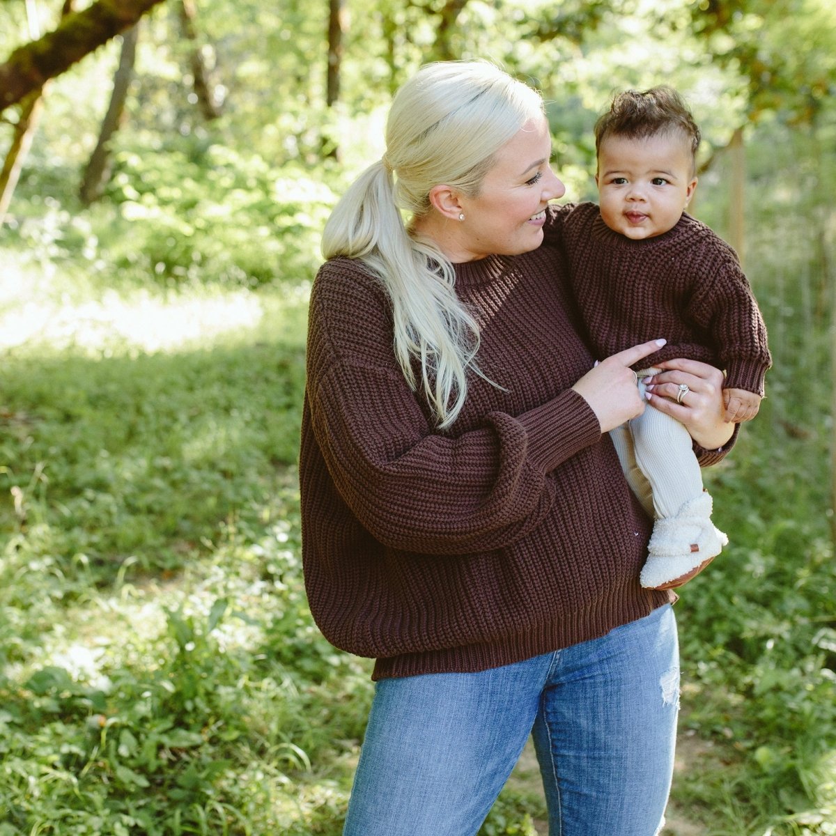 WOMENS CHUNKY KNIT SWEATER | HIDE - goumikids
