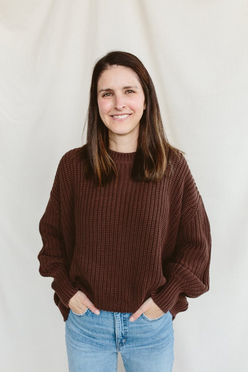 WOMENS CHUNKY KNIT SWEATER | HIDE - goumikids