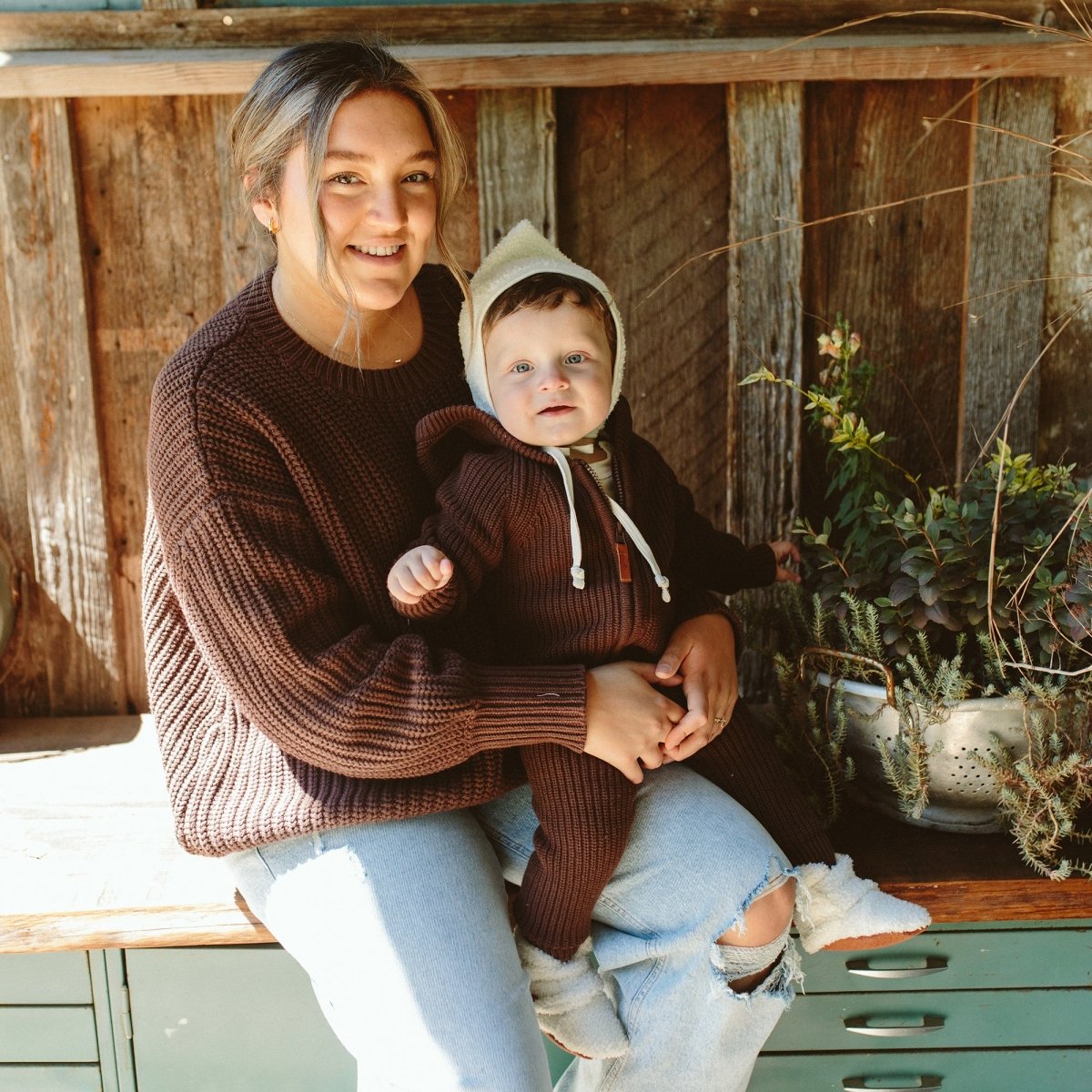 WOMENS CHUNKY KNIT SWEATER | HIDE - goumikids